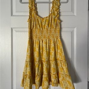 Urban Outfitters Yellow Floral Sundress